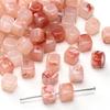 Cuentas Cuadradas Acrílicas Transparentes Bicolor de Alto Brillo de 6X6 mm Cuentas para Ensartar a Mano Cuentas Sueltas Accesorios de Joyería para Pulsera DIY
