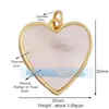 M07 M41B Acessórios de joias DIY amor estrela concha pérola cor zircônia pingente