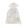 Bolsa de Gasa de Dibujos Animados Navideños Árbol de Navidad Blanco Empaque de Dulces y Galletas Atmósfera Festiva Nochebuena Bolsa de Gasa de Manzana