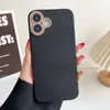 Funda simple de cuero liso con agujeros finos para teléfono móvil para iPhone16promax anticaída 14 color sólido 12 nuevo 11/15