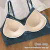 Faja de Pecho de Comercio Exterior Cinturón Ajustable Push-up Antideslizante Espalda Hermosa Faja de Pecho Tubo con Almohadilla para el Pecho Ropa Interior de Sujetador Transpirable para Mujer