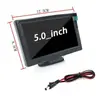 Pantalla de Visualización Reversible para Coche de 5 Pulgadas, Plegable para Escritorio, Pantalla de Monitoreo de Alta Definición, Universal 12V24V para Camión Coche, DVD Digital