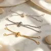 Accesorios para Joyería DIY Cadena de Extensión Cadena de Tirar de Silicona Ajustable Pulsera DIY Hecha a Mano Collar Cadena Universal Retráctil