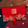 Envelope Vermelho de Ano Novo, Envelope Vermelho de Alto Padrão com Peixe Koi de Dez Mil Yuan, Novo Envelope Vermelho de 2026, Saco da Sorte de Ano Novo para Idosos