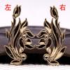 60809 Cobre Novo Estilo Chinês Artesanal DIY Peças Base Básicas Acessórios Acessórios de Cabelo Madrepérola Materiais Hanfu 24*44mm