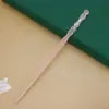 Grampo de Cabelo de Acetato Acessórios de Cabelo Grampo de Cabelo de Jade Sintético Estilo Antigo da Dinastia Han Grampo de Cabelo de Acetato no Atacado Grampo de Cabelo de Folha de Acrílico