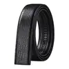 Cinto Masculino para Negócios e Uso Diário com Fivela Automática de Metal, Borda com Padrão Lichia em PVC, Cinto Resistente ao Desgaste, Atacado do Fabricante Original