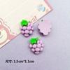 Mini Dibujo Animado Piña Pequeña Fresa Uva diy Crema Gel Resina Accesorios Horquilla Caja de Almacenamiento Parche para Arte de Uñas
