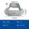 10 peças Conector Fivela de Fixação para Tubo Quadrado Base de Fixação para Poste Acessórios para Guarda-corpo Sem Solda Base de Ferro Galvanizado