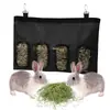 Amazon bolsa de heno para mascotas conejo conejo bolsa de alimentación de heno bolsa de alimentación colgante cobaya Chinchilla Bolsa de heno
