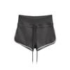 Shorts de Cintura Alta con Bloques de Color de Estilo Americano de Moda para Mujer, Corte Slim, Shorts Casuales Deportivos, Venta al por Mayor Transfronteriza Europa y América