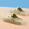 Zapatos EVA Birkenstock bestseller transfronterizos, zapatos de mujer talla grande, pantuflas cerradas de suela gruesa, zapatos slip-on de alta gama para hombre y mujer de verano