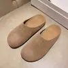 Zapatos de Exterior para Mujer Birkenstock Medio Pantufla Modelo Nuevo 2026 con Aumento Oculto de Altura, Zapatos de Mujer Slip-On de Suela Suave, Pantuflas Retro Cerradas para Flojera