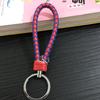Chaveiro de Corda de Couro Trançado Chaveiro de Carro Chaveiro Pingente de Bolsa Acessórios Fabricante Atacado