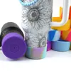 Cross-border Hot Sale Conjunto de copos de aço inoxidável Base de silicone Chaleira espacial Vidro Conjunto de silicone com isolamento térmico Conjunto de copos esportivos