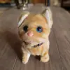 Cachorro de Brinquedo Elétrico Pelúcia para Crianças, Corgi Ursinho Realista que Anda e Late, Adequado para 1-3 Anos, Brinquedo Transfronteiriço