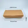 Venta al por mayor desde la fábrica de origen: Cajas Engrosadas para Hamburguesas, Cajas Desechables de Papel Kraft para Bocadillos Fritos