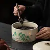 Tarro Grande de Té Suelto Pu'Er Cerámica Retro China Sellado a Prueba de Humedad Tarro de Almacenamiento para Té Negro Té Verde con Tapa
