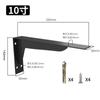 Soporte triangular de pared Soporte colgante Código colgante Soporte para gabinete de TV Escritorio Soporte de carga en forma de L Gabinete Marco de soporte Resistente