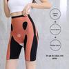 5D Modelagem Suspensão Calças Barriga-Tucking Quadril Levantamento Pernas Cintura Alta Cinco pontos Calças de Segurança Stretch Yoga Esportes Apertado Barbie