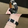 Adecuado para Apple S12S10987Se Correa de Reloj Starlight Kt Cat Moda Lujo Ligero Cuero Pulsera de Muñeca para Mujer Correa de Reloj