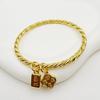 Pulseira Torcida Feita à Mão Yanyu Jiangnan Nova Chinoiserie Borracha Sólida Trançada com Seda Corda Torcida Galvanizada com Prata Pura 999 Pulseira para Homens e Mulheres