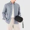 Nova Bolsa de Ombro Casual para Homens, Bolsa Transversal Elegante, Bolsa Clutch Grande Capacidade para Homens, Bolsa Quadrada Pequena Horizontal, Bolsa de Mão