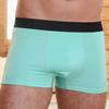 Liquidação 2026 Novo Estilo Seda de Leite Cor Sólida Roupa Íntima Masculina Cintura Média Confortável Respirável Boxer Briefs Shorts