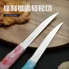 Cuchillo para Bistec Occidental de Acero Inoxidable con Mango de PP Cuchillo Multifuncional para Pelar Frutas Cuchillo de Cocina Doméstico Cuchillo para Pan