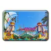 Imán de Refrigerador de Vidrio de Cristal para Souvenir Turístico de Guangdong Torre de Cantón Cintura Pequeña Zhuhai Chimelong Shenzhen Set