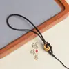 Nuevo Cordón Colgante Nudo Concentrico Estilo Chino Colgante de Jade Pieza de Mano Cuerda Cadena para Teléfono Móvil Cuerda Perdida de Mano Venta al por Mayor