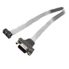 Cabo Dupont Cabeça Reta Pino Db9 Ide Cinza Com Cabo Cabo de Porta Serial Ph2.0-2.54 Adaptador de Cabo para Chassi de Controle Industrial
