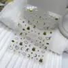 Série Duyuer Adesivos de Unha Populares Estilo Influenciador Realista com Suporte Adesivo para Decoração de Unhas DIY
