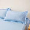 Funda de almohada de color liso individual dormitorio de estudiante lijado cómoda transpirable funda de almohada transfronteriza funda de almohada hotel al por mayor