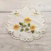 Girasol Pastoral Serie Girasol Tapete para Plato Manteles Individuales Tapete Decorativo Estilo Chino Nuevo Manteles Individuales Tapetes para Platos
