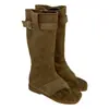 Primer Encuentro con las Botas Planas de Verano Caladas de la Temporada para Mujer, Sandalias de Tira (Thong Sandals) de Gamuza para Uso al Aire Libre, Nuevo Estilo Francés 2026 con Aumento Oculto de Altura
