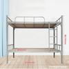 Cama de Hierro Engrosado de Fábrica Litera para Estudiantes Litera Doble Cama de Hierro de Fábrica Dormitorio para Trabajadores Cama con Estructura de Hierro Lista para Entrega