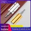 Huamen maçaneta de hardware porta de armário sem puxador Lançador de pressão porta de guarda-roupa liga de alumínio metal mola prata atacado