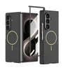 Gkk es Adecuado para Funda de Teléfono Móvil Samsung Zfold8Ultra, Pantalla Plegable Ultra Delgada, Película Magnética Incorporada, Cubierta de Anillo Inalámbrico Integrada