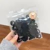 Gomas para el Cabello Estilo Coreano en Lata, 400 Piezas, Anillos de Toalla Plegados de Colores Graduados, Bandas para el Cabello Lisas de Colores Caramelo para Niñas