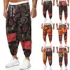 Pantalones de Estilo Étnico del Sudeste Asiático Transfronterizos para Hombre Pantalones Nepaleses Sueltos Estilo Chino Talla Grande Pierna Casual Pantalones Harem