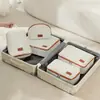 Bolsa de Almacenamiento para Ropa Interior, Bolsa de Almacenamiento de Viaje, Bolsa de Almacenamiento Portátil de Gran Capacidad para Ropa Interior y Calcetines, Bolsa para Empacar y Organizar Maletas de Viaje