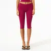 Pantalones de yoga personalizados de longitud media para control de abdomen para mujer, shorts deportivos de running que levantan los glúteos de tiro bajo de 3/4 de longitud, pantalones de yoga fitness 3560