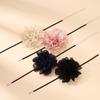 Colar fresco e doce Colar de flor de veludo coreano Colar popular criativo Taobao