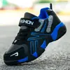 Zapatillas para niños para primavera y otoño, malla transpirable, parte superior de piel elegante, adecuadas para niños mayores y estudiantes, zapatillas de correr de suela blanda, casuales