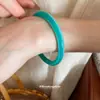 Anillo de Resina Acrílica Vintage Pulsera Nuevo Estilo Chino Simple Estilo Frío Patrón de Mármol Estilo Antiguo Medio Viejo Pulsera para Mujer