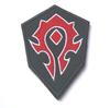 Insignia bordada de la tribu Alianza WOW parche táctico de moral con velcro de doble cara brazalete insignia de moral pegatinas para mochila