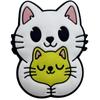 Atacado do Fabricante Charms de Sapato Gato Preto Material de Resina PVC Toque de Alta Qualidade Tamancos com Acessórios de Fivela de Sapato Personalizáveis DIY