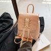 Mochila Femenina de Nicho Súper Popular 2026 Nueva Moda Versátil Mochila Estilo Ballet Ligera para Viaje Mochila Pequeña