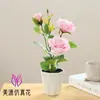 Flores artificiales, rosas, bonsái grande, flores artificiales de alta gama, decoraciones de interior, suministro directo de flores artificiales de seda, plantas artificiales en maceta